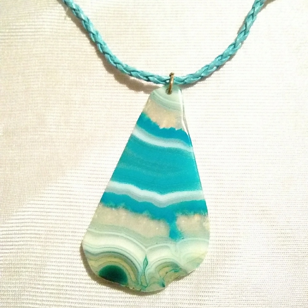 Sky blue agate set